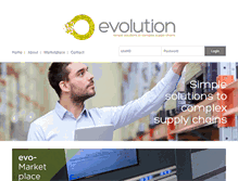 Tablet Screenshot of evolutionmro.com